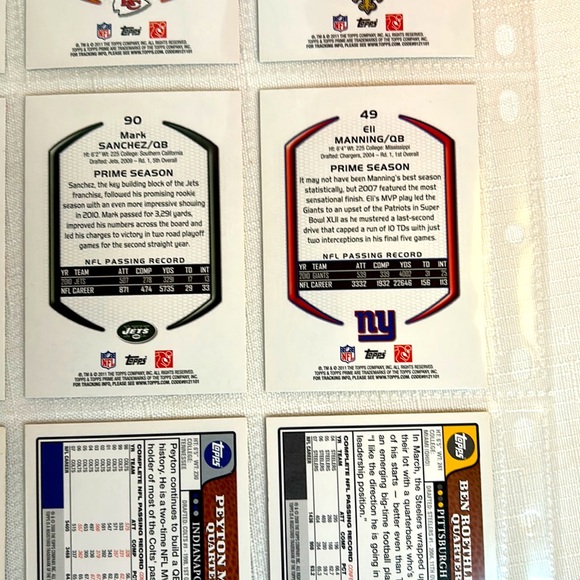 Quarterback Trading Cards Matt Cassel RIP - Picture 13 of 15